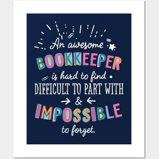 An awesome Bookkeeper Gift Idea - Impossible to Forget Quote Posters and Art